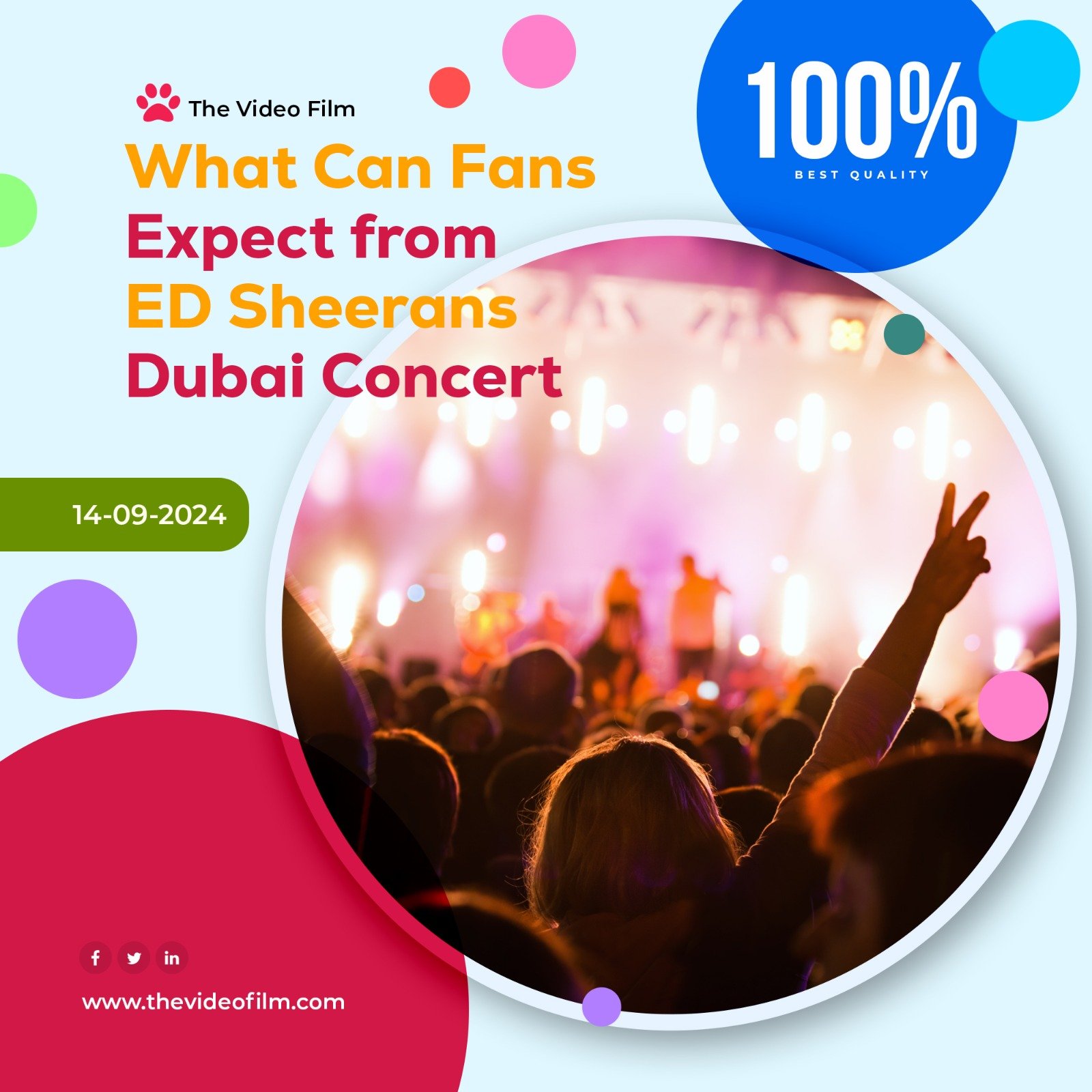 Ed Sheeran Dubai Concert